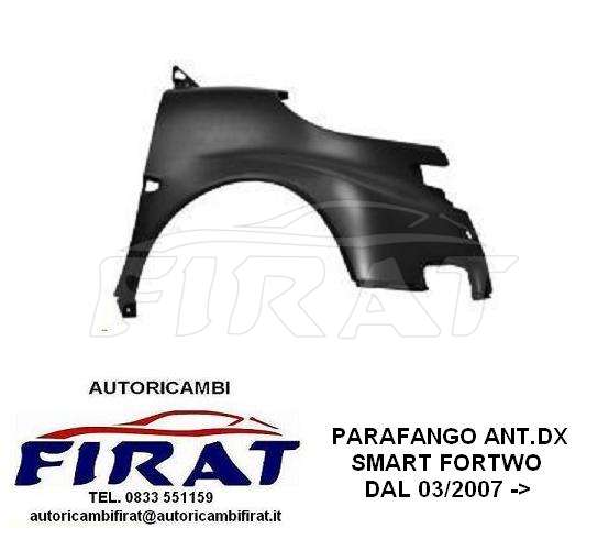 PARAFANGO SMART FORTWO 07 -> ANT.DX